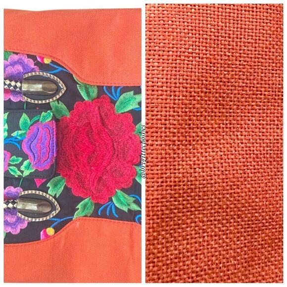 MEXICAN Embroidered Shoulder/Tote Bag - Picture 9 of 13